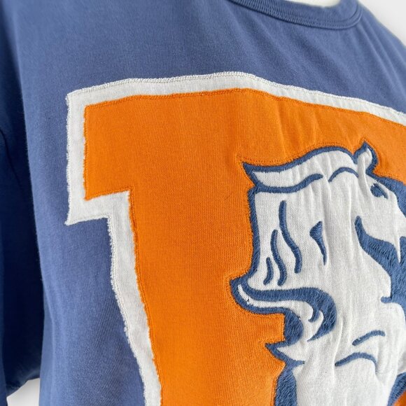 47 Denver Broncos Vintage Big Logo Classic Embroidered Short Sleeve Shirt Large - Picture 5 of 10